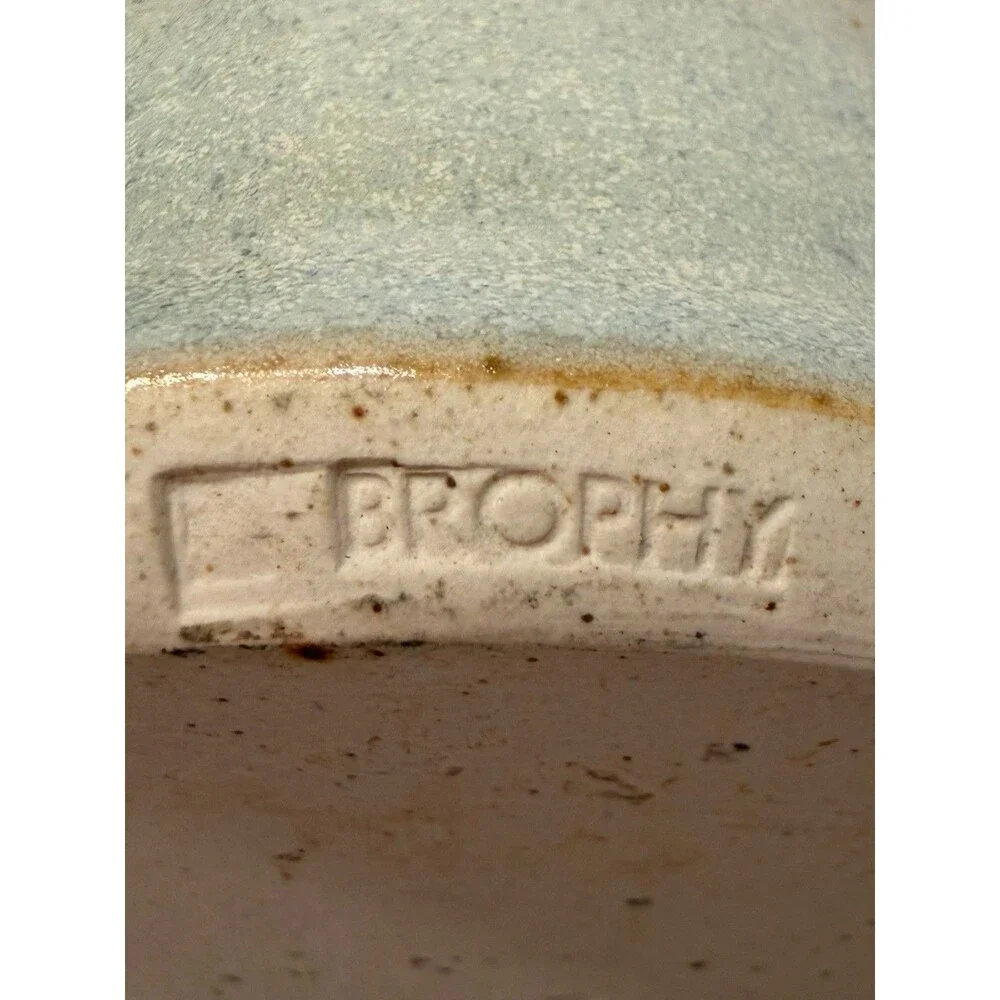 Stoneware Cork Lid Jar 20-20 Hindsight Brophy Pottery Humor Storage Jar Vintage
